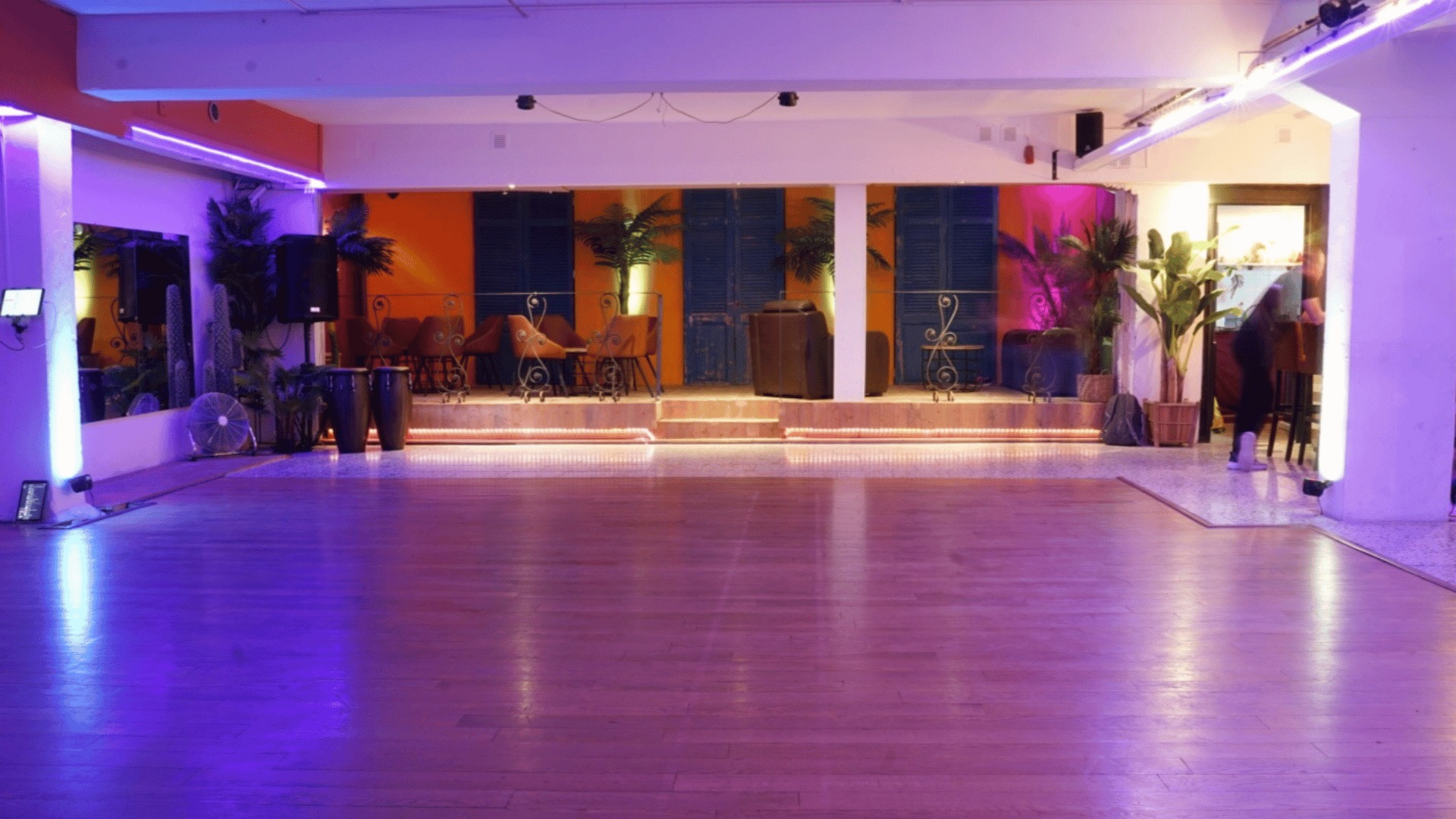 Large hall of the dance studio in Arnhem